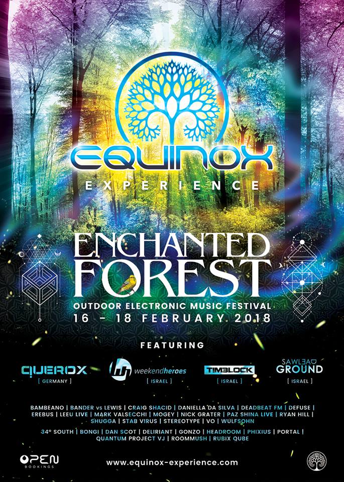 Equinox 2018 Lineup Poster Equinox 2018 Lineup Poster
