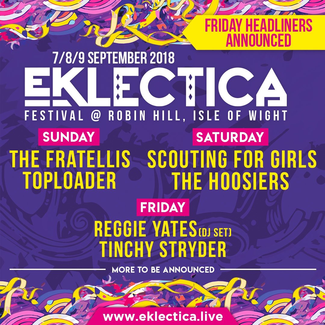 Eklectica 2018 Lineup Poster Eklectica 2018 Lineup Poster