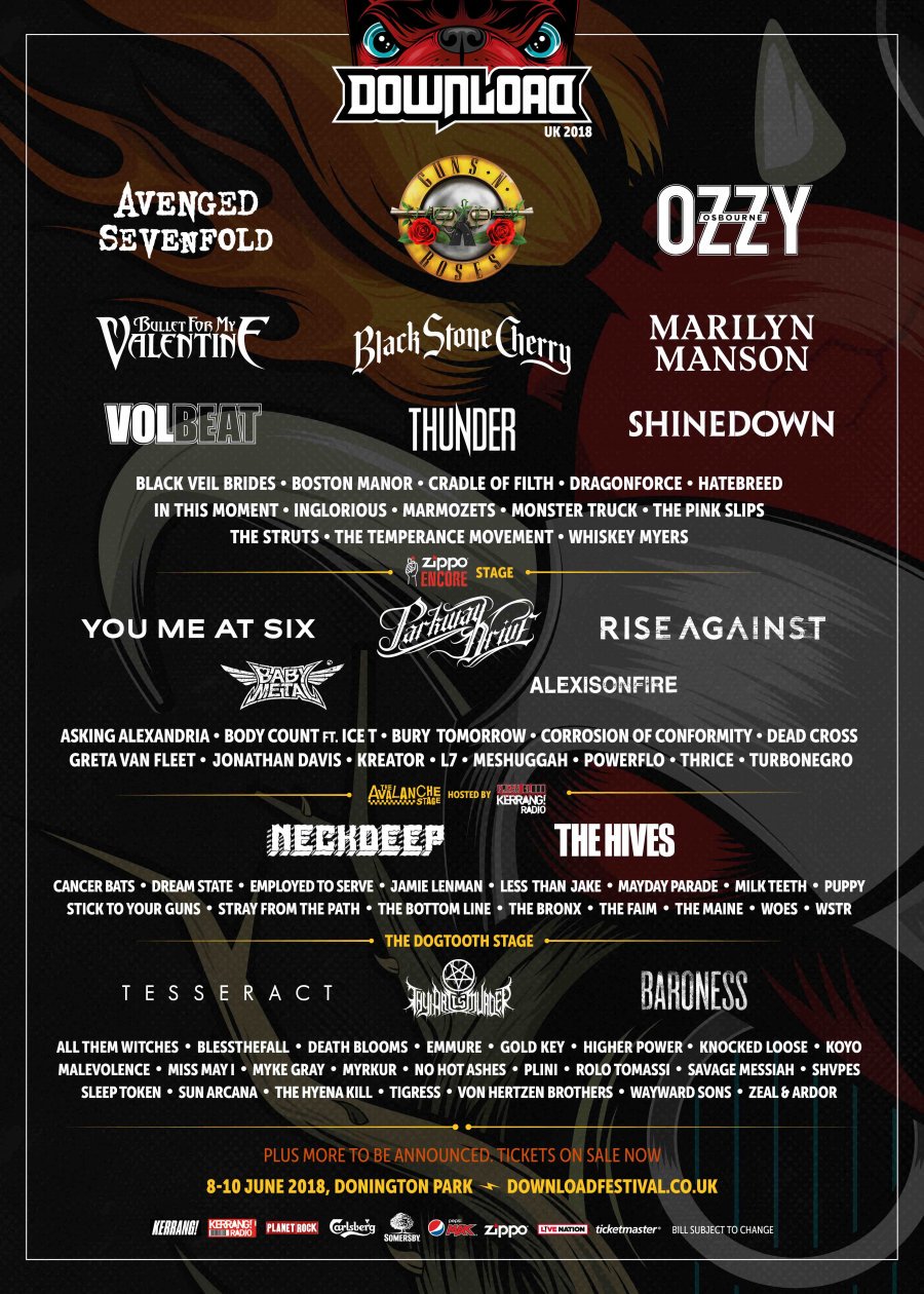 Download 2018 Lineup Poster Download 2018 Lineup Poster