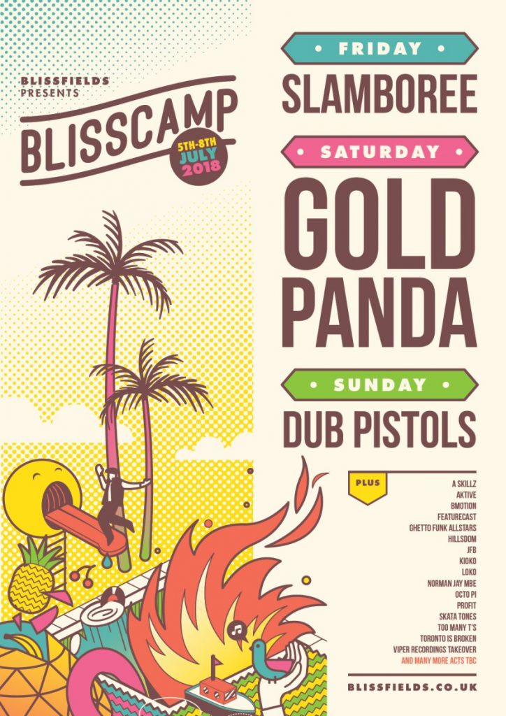 Blisscamp 2018 Lineup Poster Blisscamp 2018 Lineup Poster