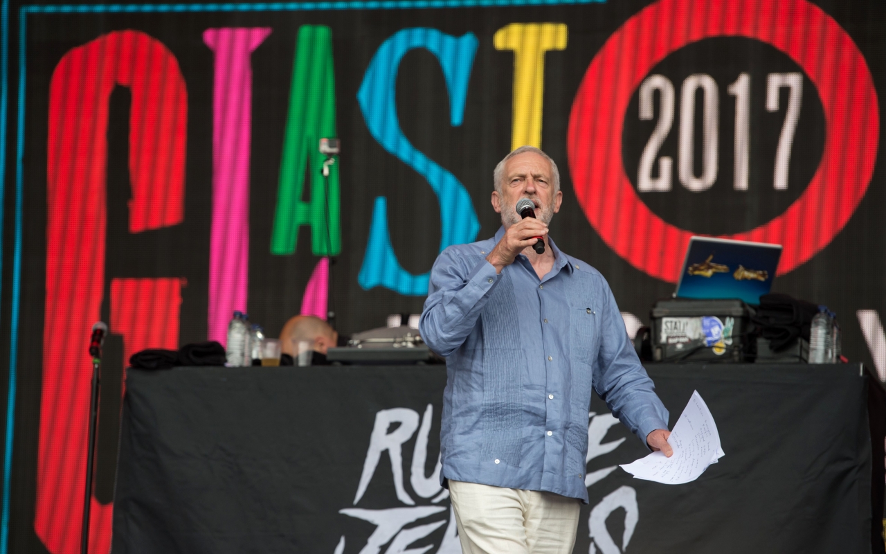 Labour music festival with Jeremy Corbyn