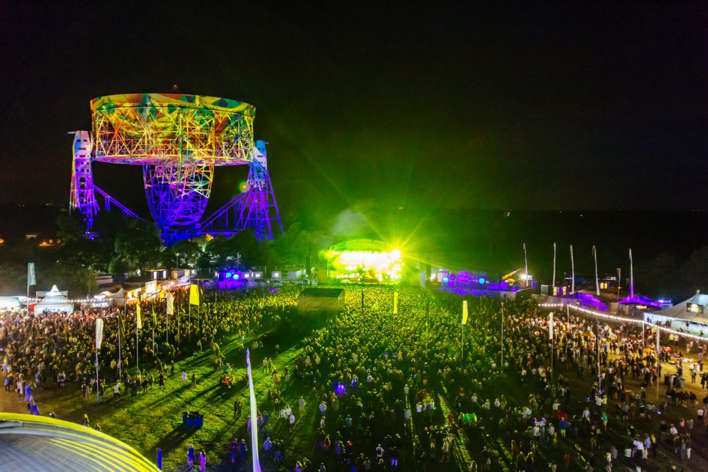 Bluedot Sat TM 109 16.13.22sml1 Bluedot Main Stage Lovell Telescope