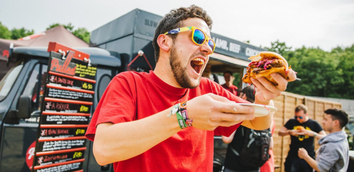 Download Festival Food being eaten