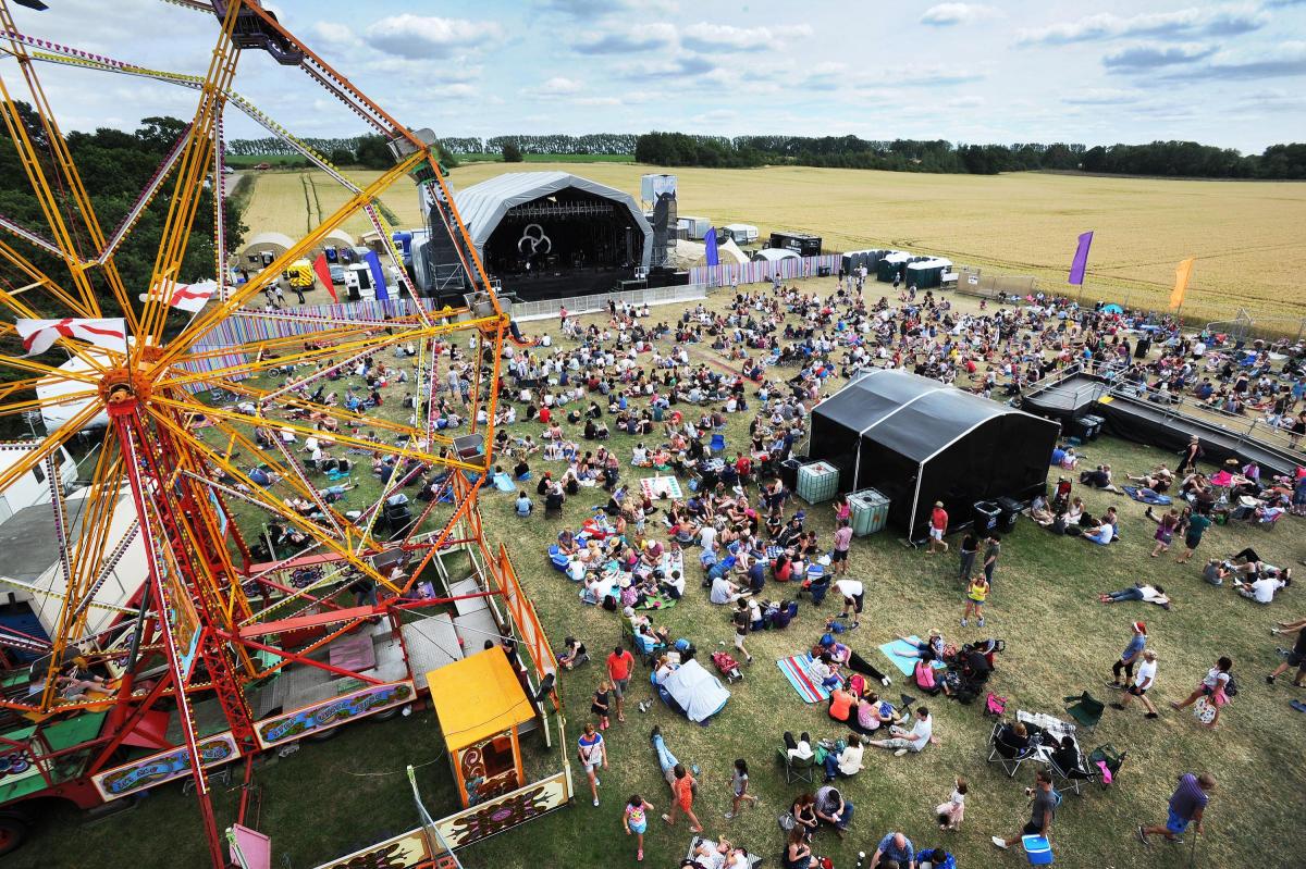 Truck Festival Aerial Image