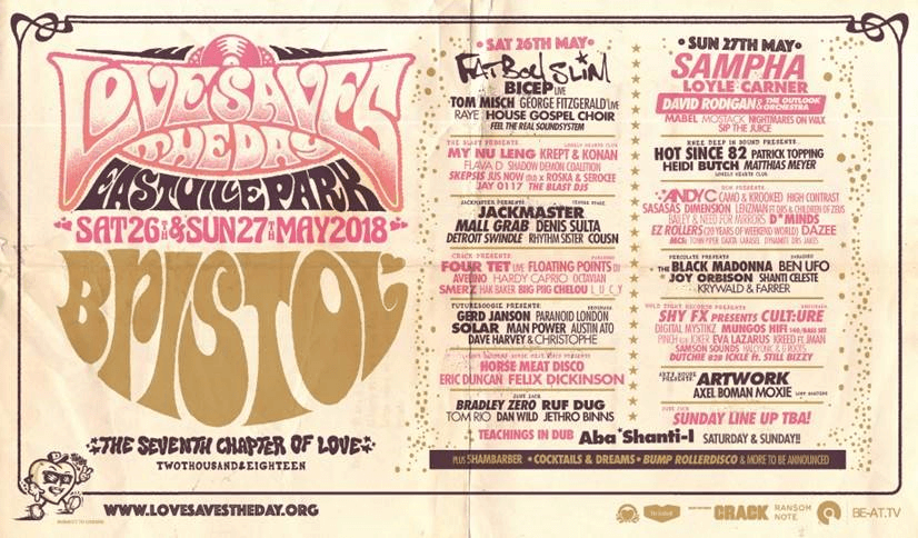 Love Saves The Day Ticket Line-up