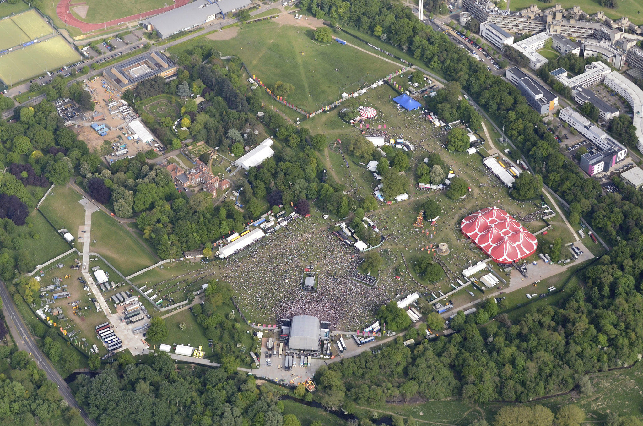 BBC Big Weekend Norwich Aerial
