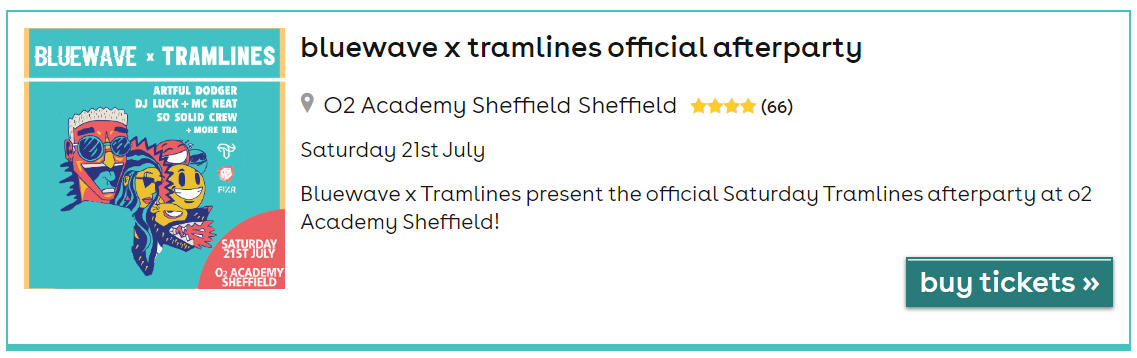 Tramlines Afterparty