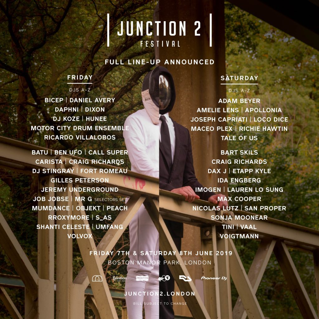 ALL ART FINALS2 Junction 2 2019 Line-up Poster