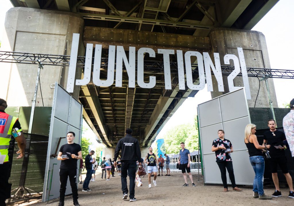 Junction 2 Festival Sign