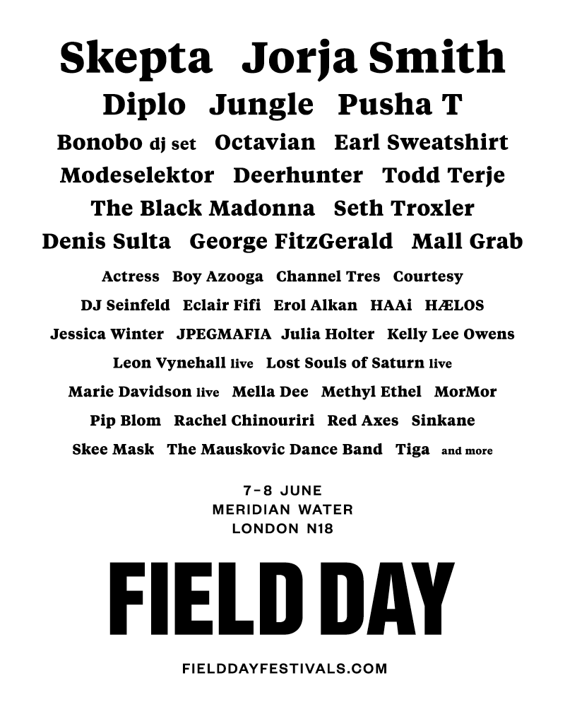 unnamed 2 Field Day 2019 First Line-up Poster