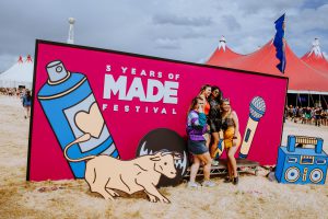Five years of MADE Festival Sign