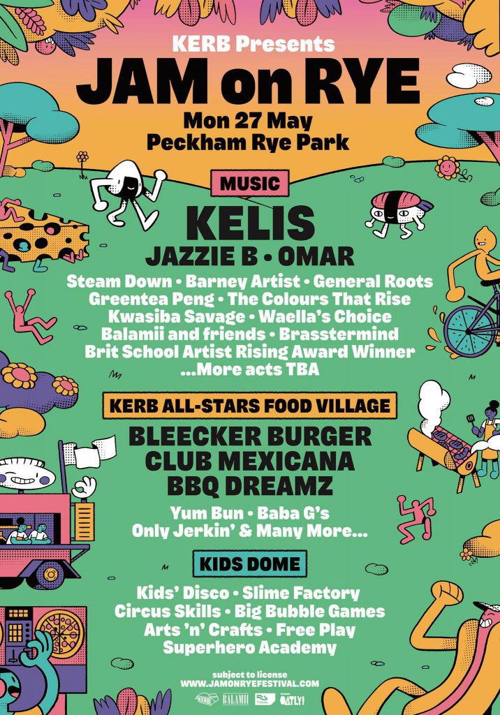 Kelis has been added to the line-up for Jam on Rye 2019