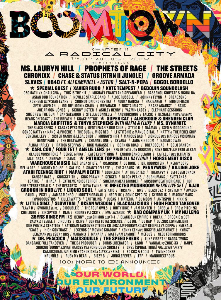 Boomtown Fair Chapter 11 Line-up Poster