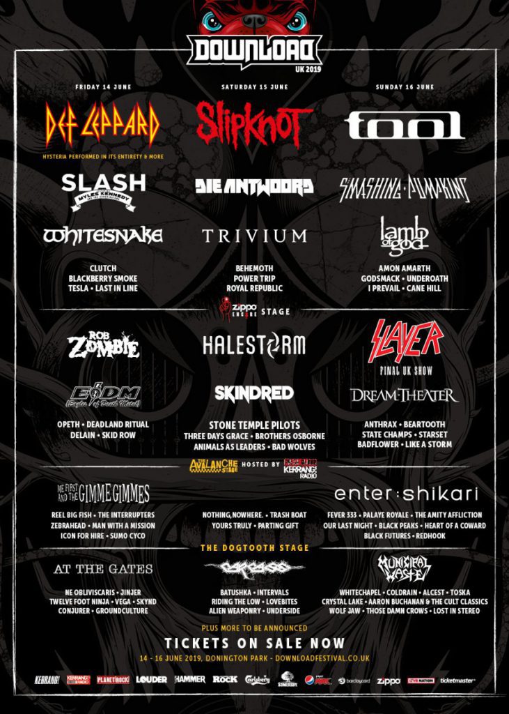 DL2019 5048 EnterShikari MASTER POSTER 1000px 04 900x1260 Download Festival 2019 line-up poster