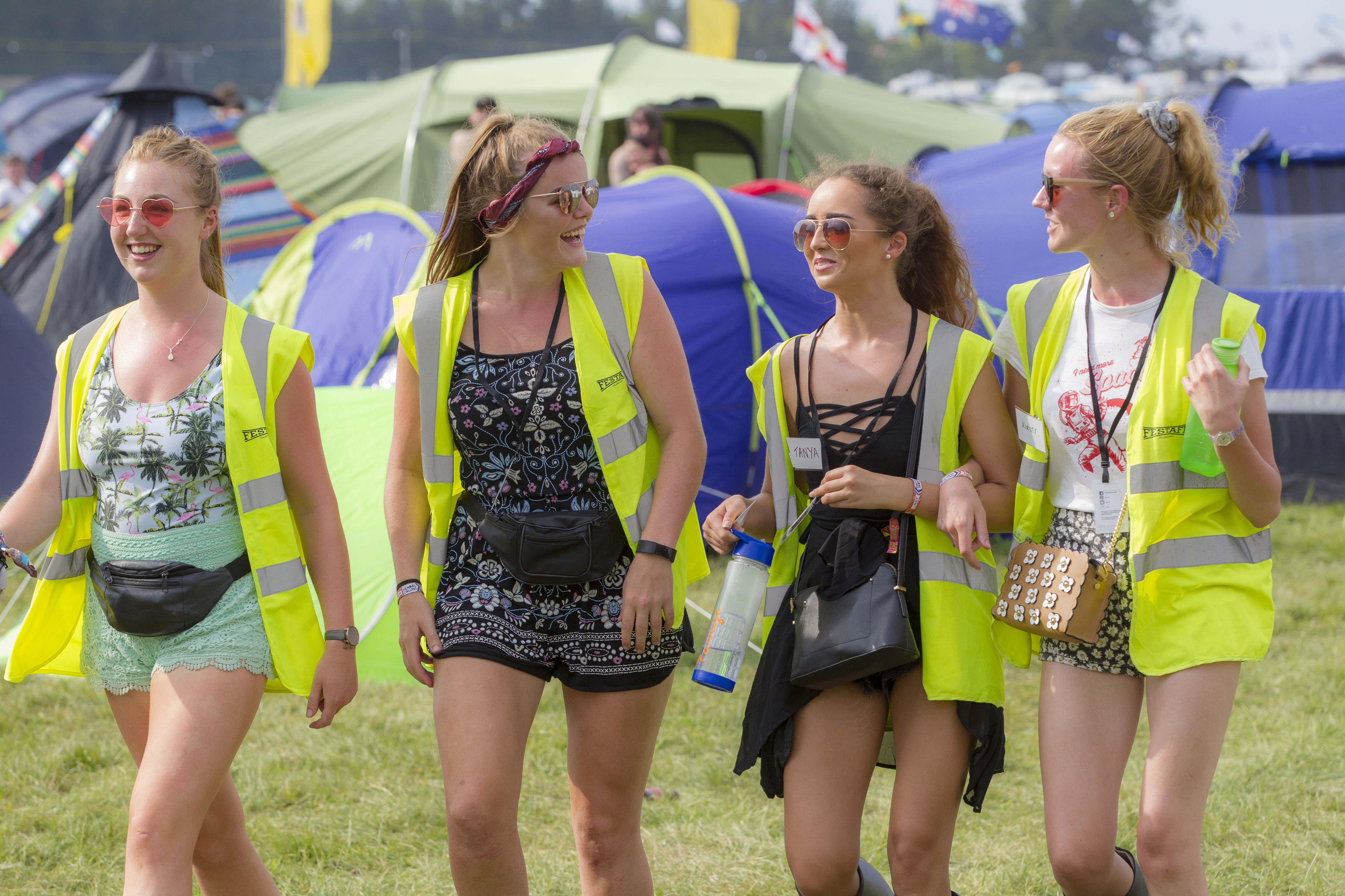 Festaff volunteers at Kendal Calling