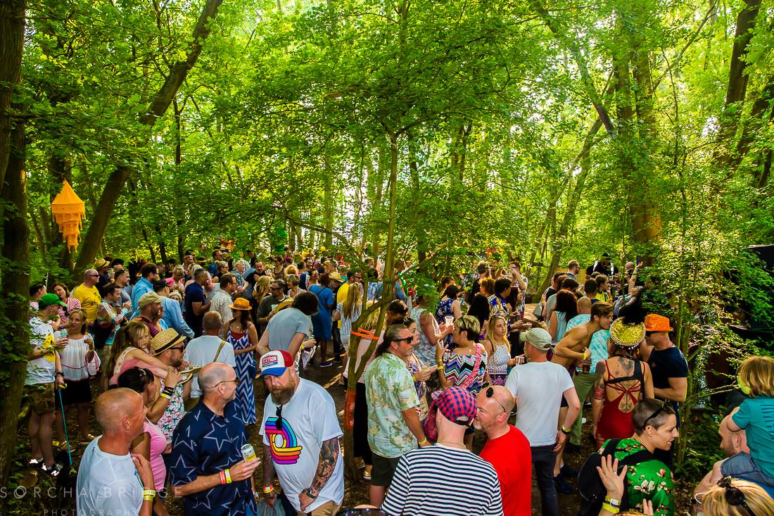 Alfresco Festival Forest Crowd