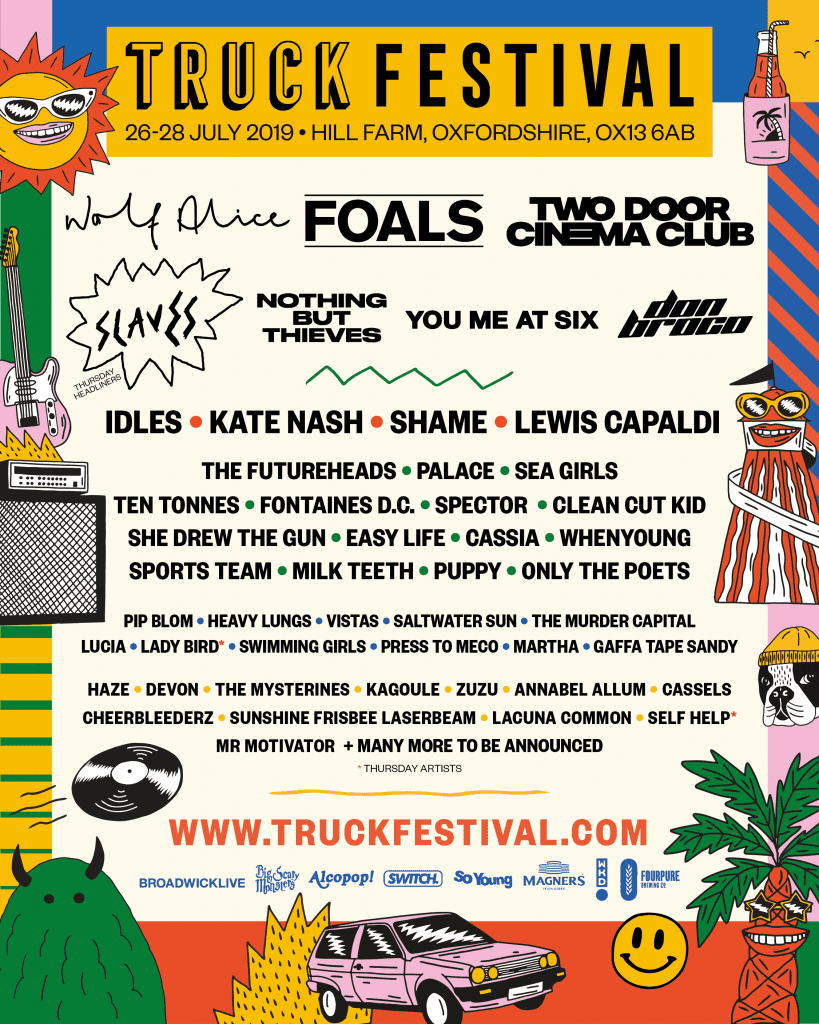 Truck Festival 2019 First Announcement 6PM EMBARGO Truck Festival 2019 Line-up Poster