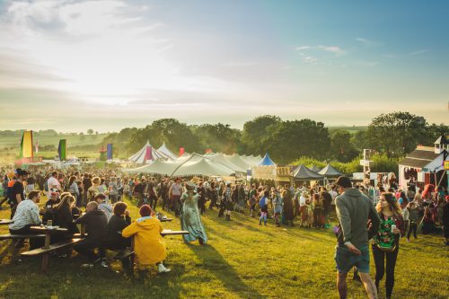 Shindig Festival field people