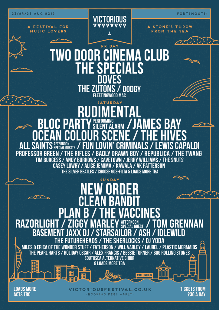 VF 19 Release 4 v1 Victorious Festival line-up poster