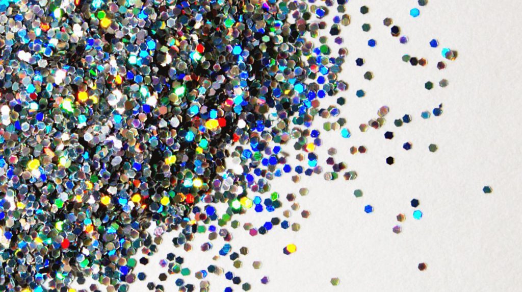 Plastic glitter