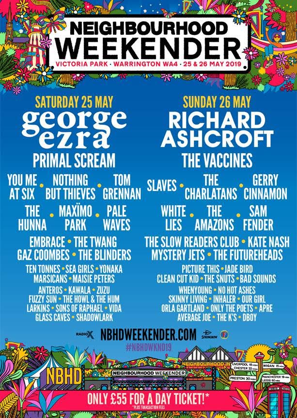 unnamed Neighbourhood Weekender line-up poster