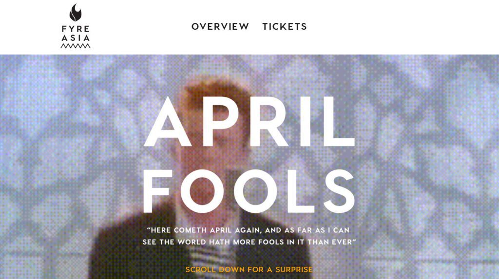 2019 04 01 20 20 42 Tickets — Fyre Festival 2 Fyre Festival 2 April Fools