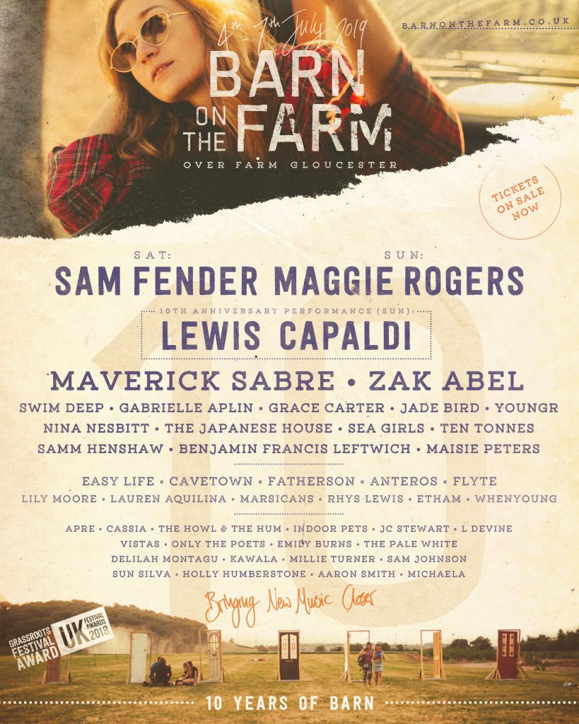 BOTF 19 INSTA Barn on the Farm 2019 line-up poster