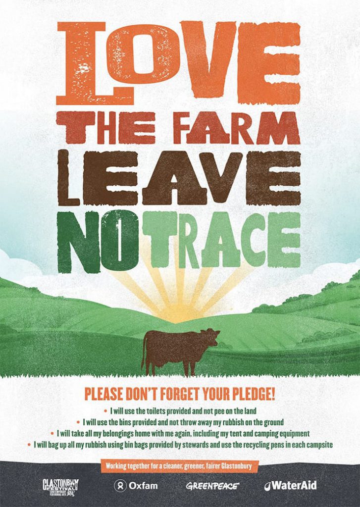 love the farm leave no trace 740 Love the Farm Leave No Trace Pledge Poster Cropped
