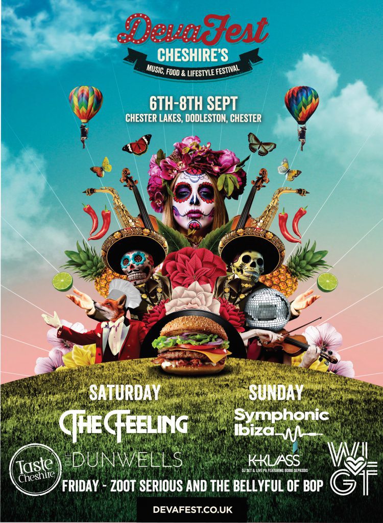 devafest Deva Fest Chester 2019 line-up poster