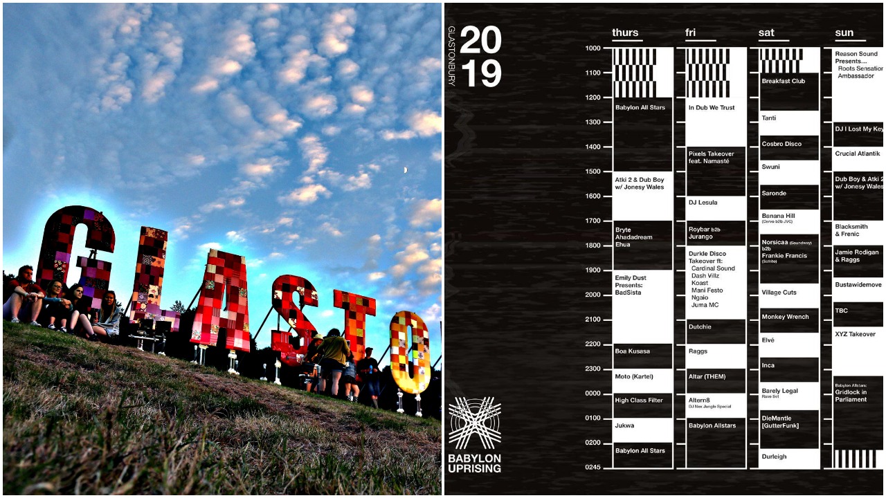 Glastonbury 2019 Babylon Uprising Sharer