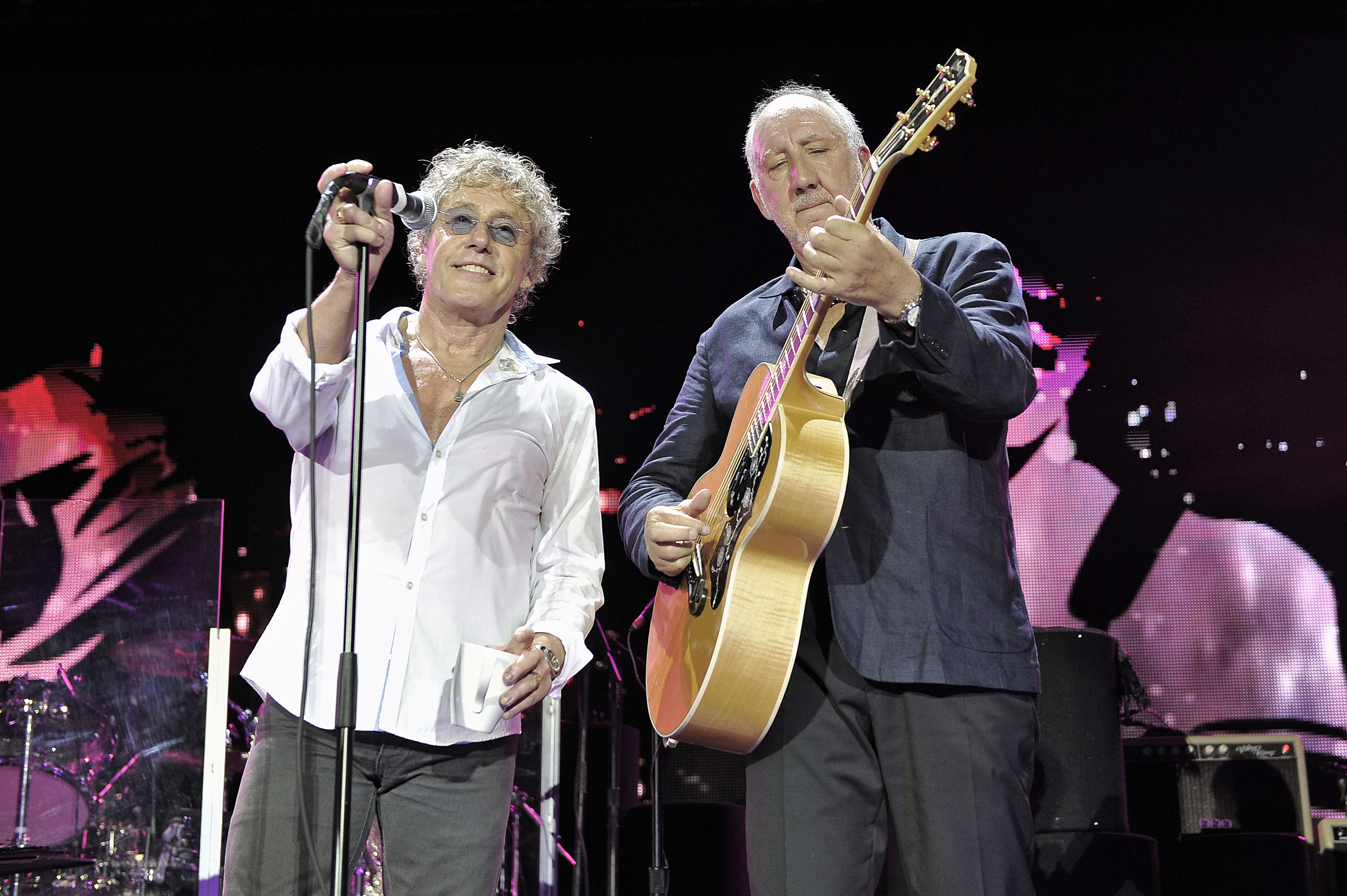 Roger Daltrey and Pete Townshend