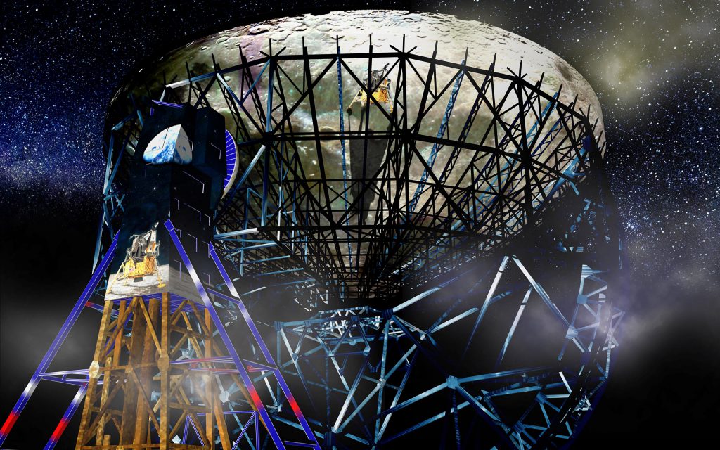 Jodrell Bank bluedot moon