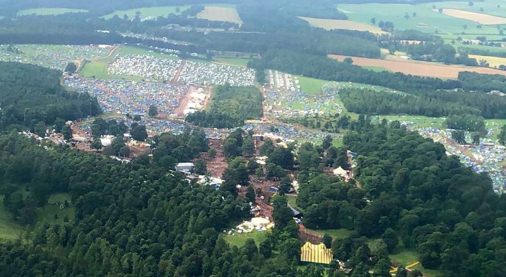 Kendal Calling Arena Aerial Photo