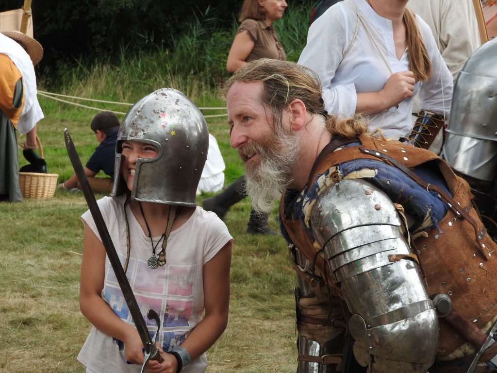 England's Medieval Festival kids