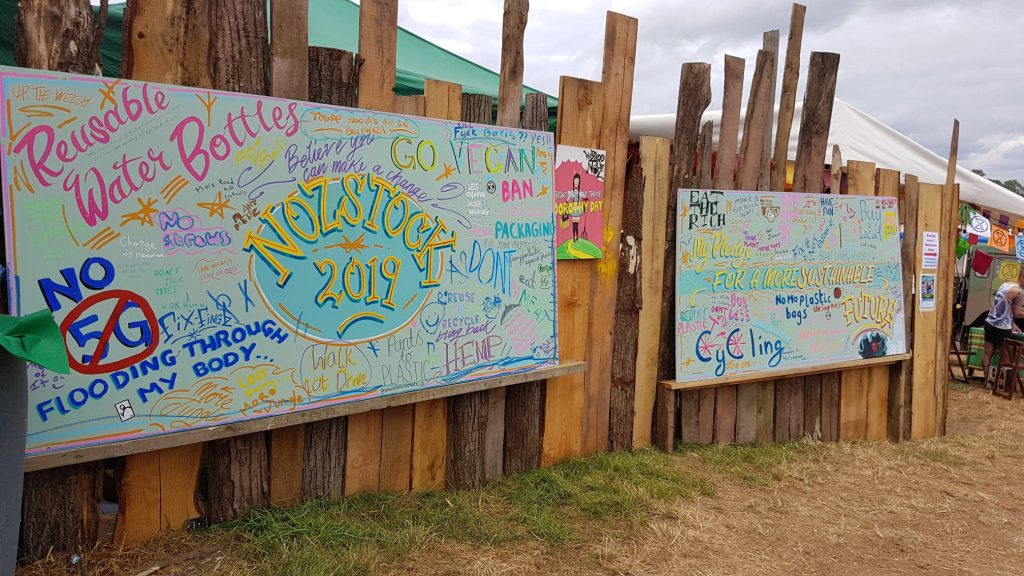sustainable board Nozstock's sustainability board