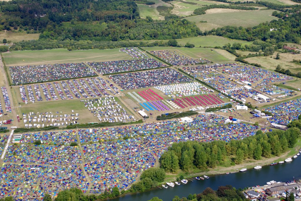 Reading Festival 2018 Aerial Photo