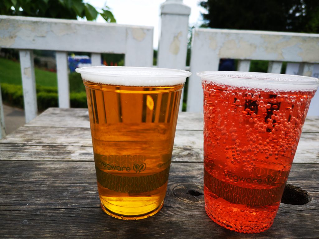 IMG 20190518 151109 Vegware compostable PLA pint 'glasses'