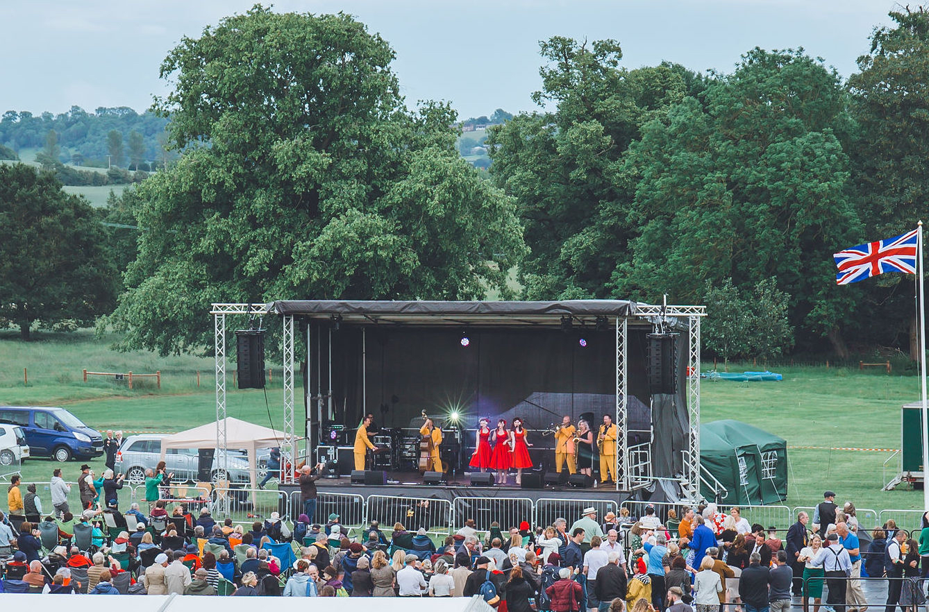 The Jive Aces at Swingtime In The Gardens 2019
