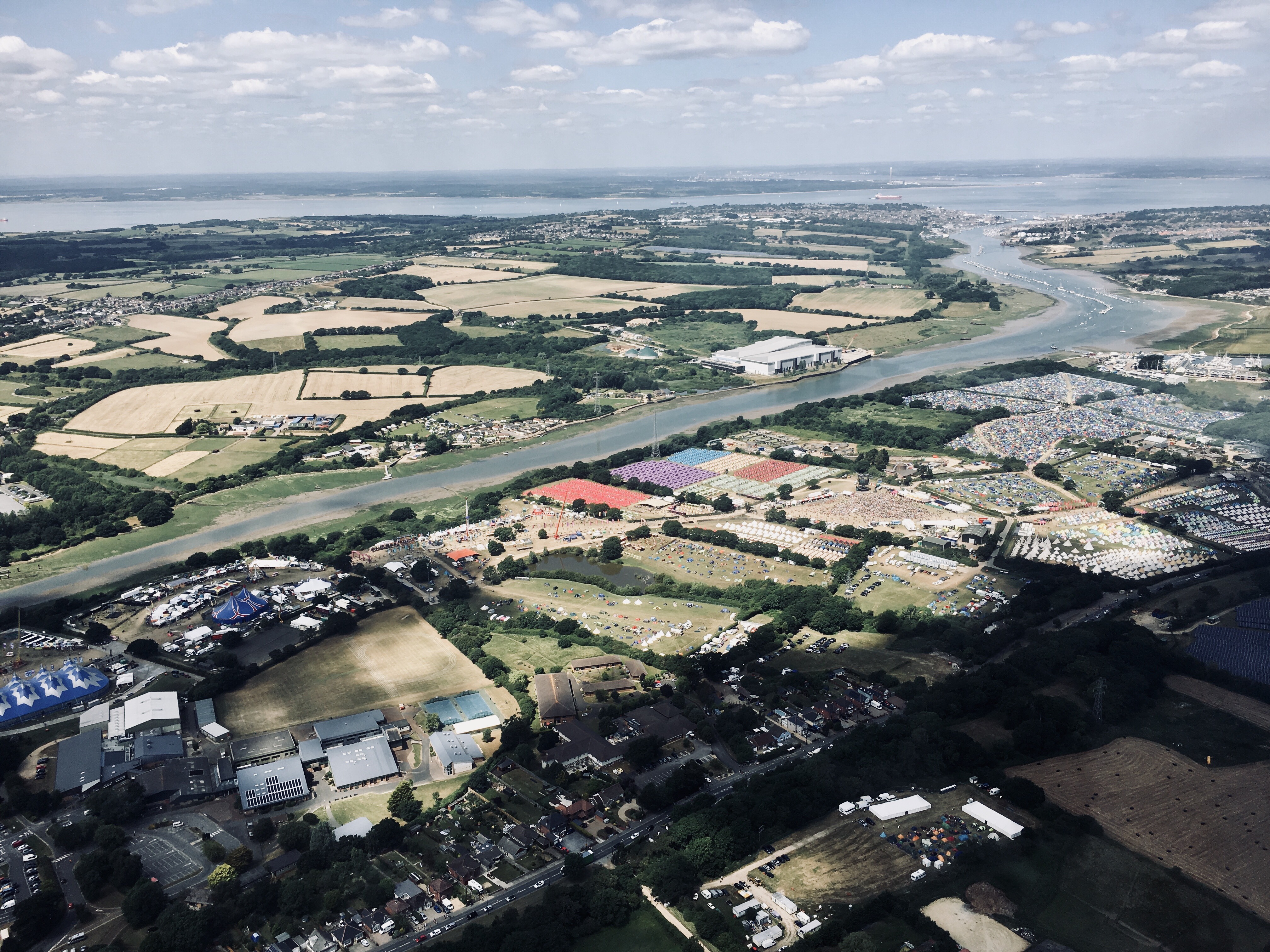 Isle of Wight Festival 2018 Aerial Photo
