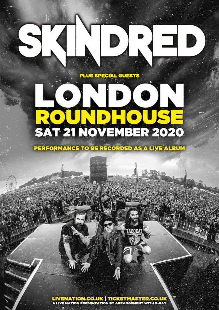 Skindred London Roundhouse Live Album Poster