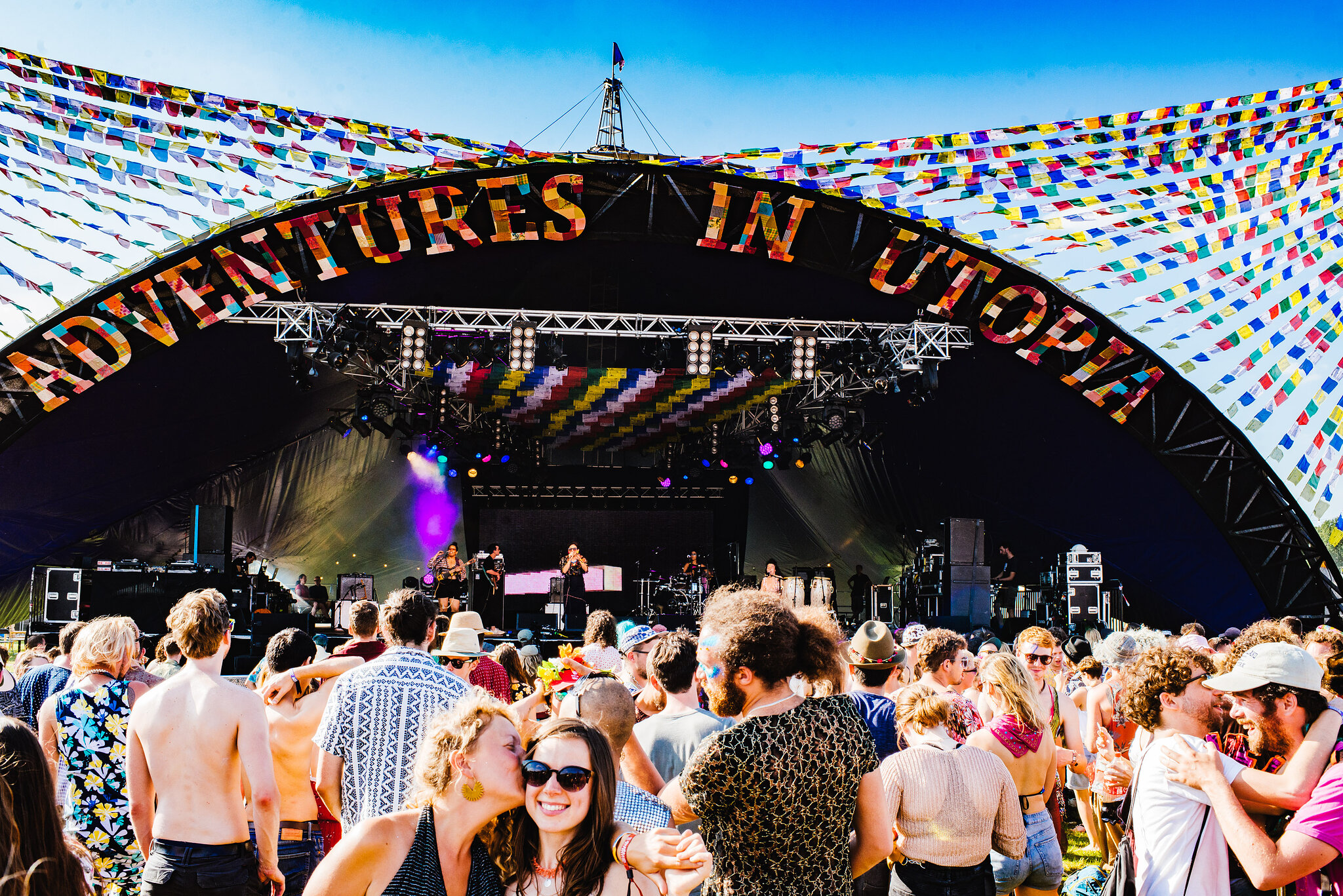 Shambala Adventures in Utopia Stage