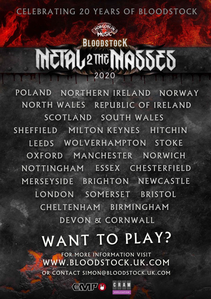 Bloodstock 2020 Metal 2 The Masses Poster