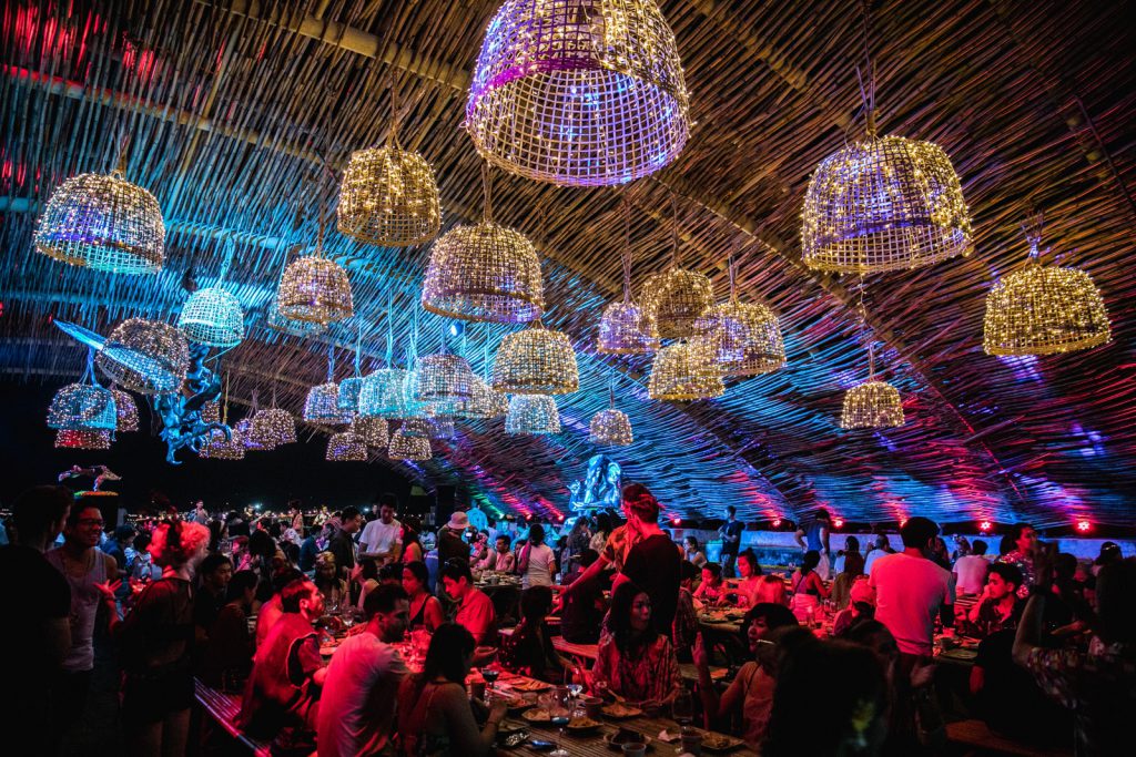 Wonderfruit Festival food hall