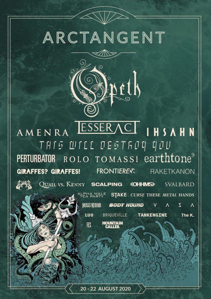 ArcTanGent Festival 2020 Line-up Poster