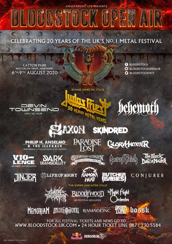 unnamed 43 Bloodstock 2020 latest line-up poster