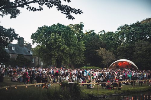 Gottwood stage by lake