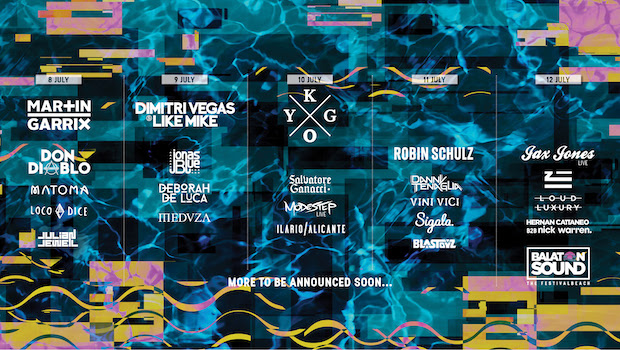Balaton Sound 2020 line-up poster