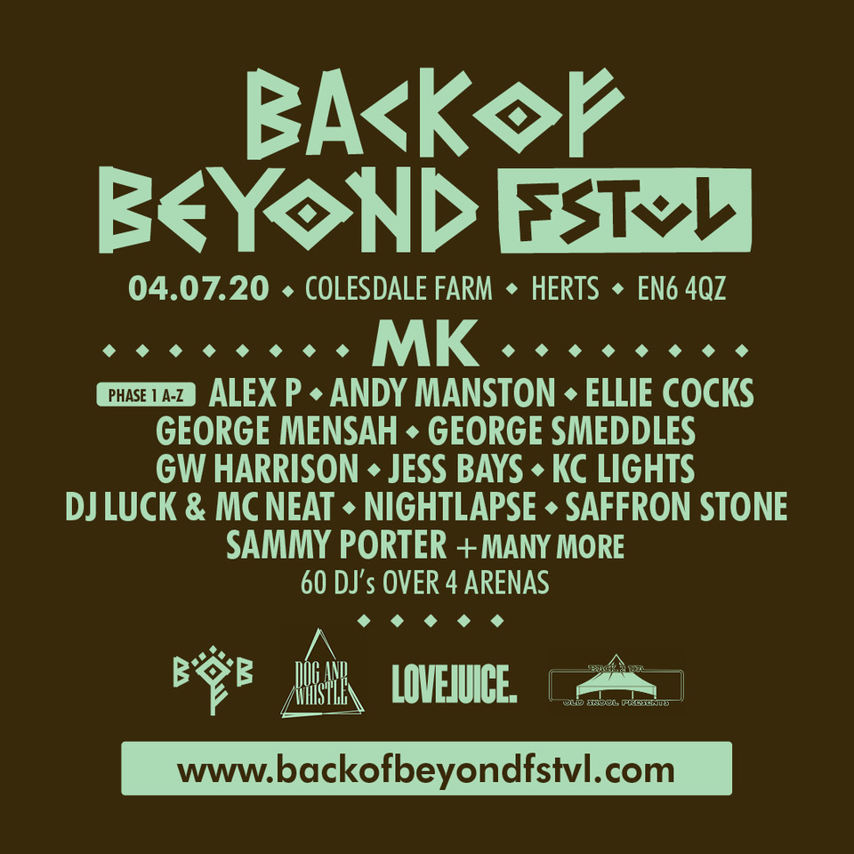 Back of Beyond FSTVL 2020 line-up poster