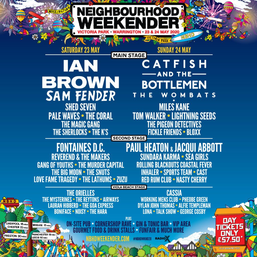 Neighbourhood Weekender 2020 line-up poster