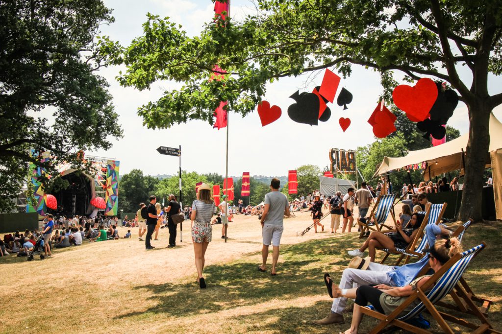 Kaleidoscope Festival Main Stage trees